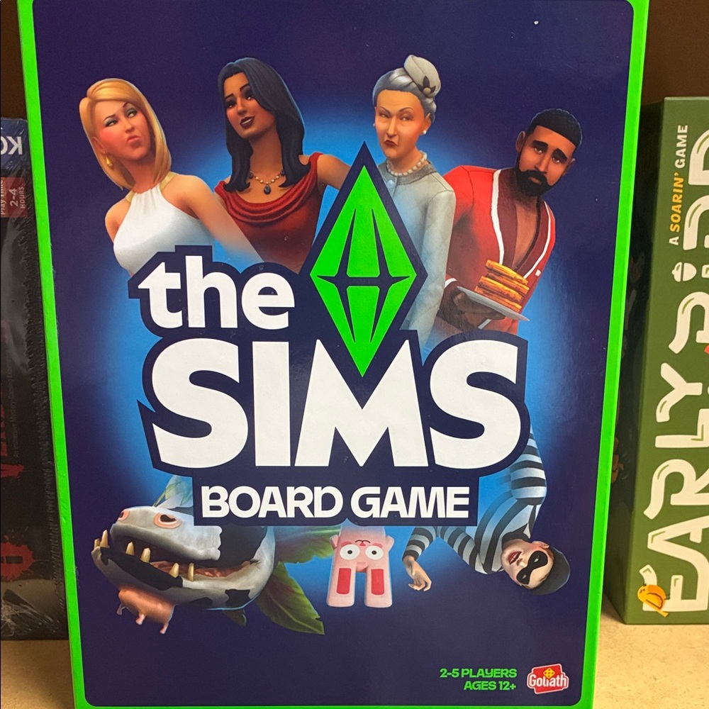 The Sims Board Game by Goliath - Green and Blue
